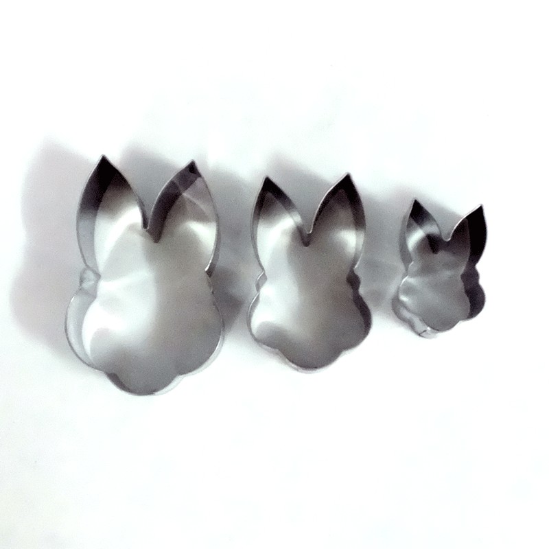 พิมพ์กดสเตนเลส กระต่าย ชุด 1x3