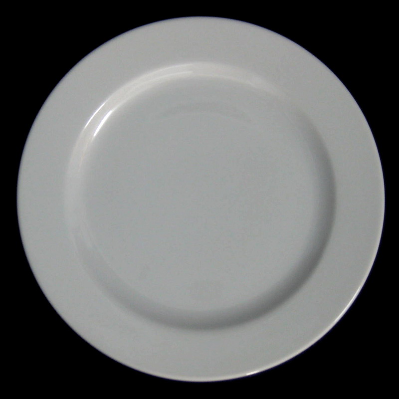 จานตื้นขอบหนา 26 ซม. ( 10 นิ้ว ) #0920 ยี่ห้อ Royal porcelain (รอยัล พอร์ซเลน )