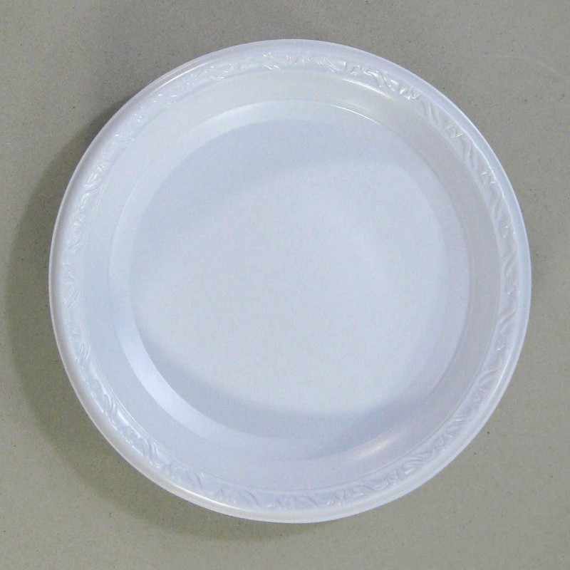 จานพลาสติกขาว 9" ( 50 ใบ )
