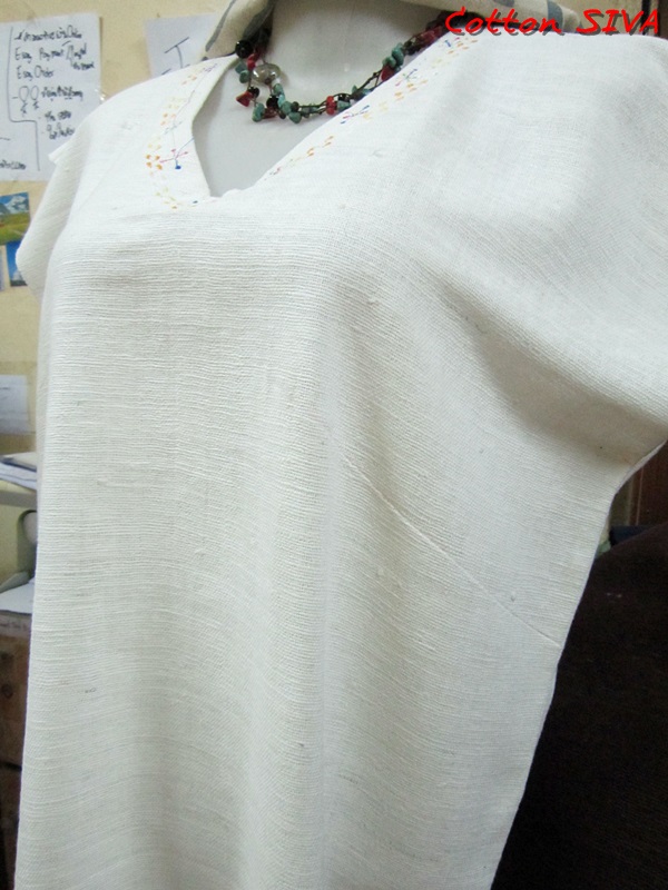 SIRIVAREE,SIVA Thai Cotton 100%, Polo shirt and hand embroidery By Cotton SIRIVAREE Top Thai Brand White, black ,blue ,the sugar L,XL