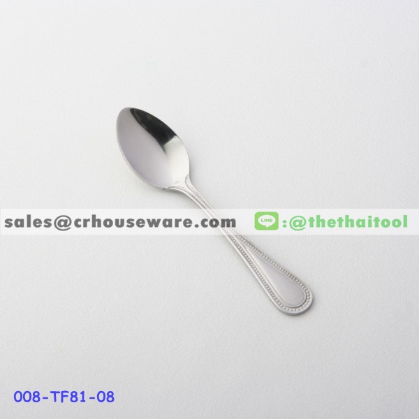 ช้อนกาแฟสแตนเลส 81 ลายอันดามัน COFFEE SPOON 008-TF81-08