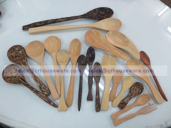 ช้อนไม้ยาว(ขาว) JW-316W