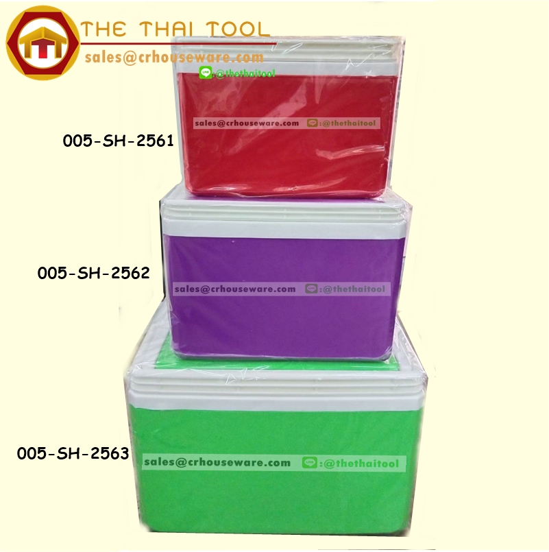 กระติกน้ำแข็ง ทรงเหลี่ยม กระติกน้ำกลุ่มแม่บ้าน (สินค้าคละสีเลือกสีไม่ได้),กระติกแม่บ้านเชียงราย,เชียงรายขายกระติกแม่บ้านเหลี่ยมฝาติดตัว