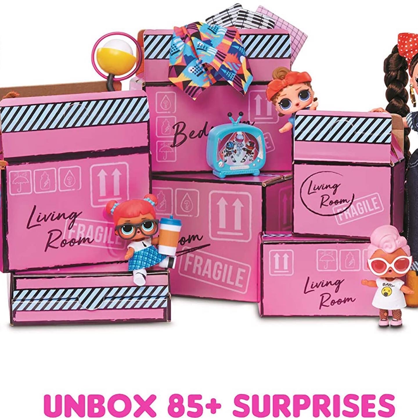 บ้านตุ๊กตา : LOL Surprise OMG House – New Real Wood Doll House