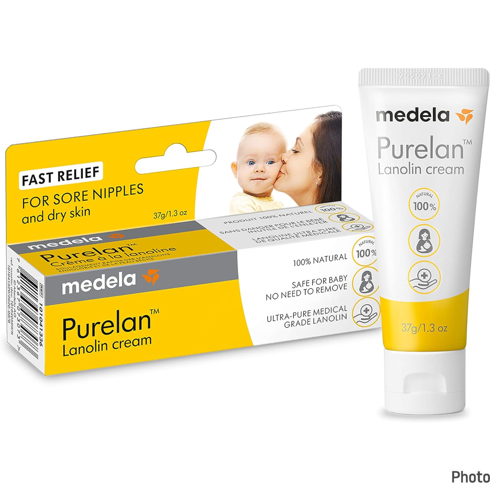 Medela ครีมทาบรรเทาอาการหัวนมแตก Purelan 100 ขนาด 37g