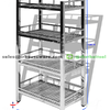 ชั้นสเตนเลสแบบท่อกลม 4 ชั้น (Round Tubing Shelf 4 tiers) รหัสสินค้า 075-JK-719