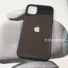iPhone11Pro Max เคสขอบนิ่มหลังกระจก งานดี สีดำ