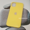 iPhone11Pro Max เคสขอบนิ่มหลังกระจก งานดี สีเหลือง