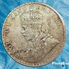 เหรียญ เงิน กษาปณ์ หมุนเวียน ประเทศ บริติช อินเดีย 1 Rupee 1913