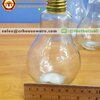 แก้วหลอดไฟ 300 ml. Drinking Bulb with screw cap 300 ml. Code : 005-J448