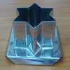 แท่นหล่อเทียนสเตนเลส รูปดาวห้าแฉก รหัสสินค้า 016-C-01 Candle mold stainless. 016-C-01