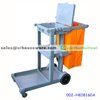 รถเข็นทำความสะอาดพร้อมถุงผ้าสีเหลือง 002-HK08160A