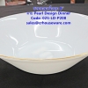 ชามกลมเนื้อมุก ขนาด 8 นิ้ว -ลาย Pearl Design Dinner รหัสสินค้า 025-LD-P208