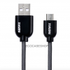 สายชาร์จ samsung remax แท้ สายถัก super cable series สีดำ