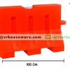 แท่งแบริเออร์พลาสติกใส่น้ำ สีส้ม 006-MD101,แผงกั้นจราจรใหญ่, Traffic Barrier