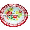 ถาดกลมใช้วัด,ถาดกลมงานแม่บ้าน,ถาดกลมซื้อบริจาก,ถาดกลมลายดอกไม้ ขนาด รหัส 005-T0095