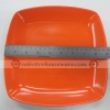 จานสี่เหลี่ยมลึก 9 นิ้ว สีส้ม 017-P991-9