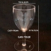 แก้วน้ำพลาสติกริมสระน้ำ Glass plastic poolsid. ( Goblet / wine) SAN-9308