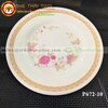 จานตื้นเมลามีน 10 นิ้ว ลายโรเซ่