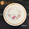 จานตื้นเมลามีน 9 นิ้ว ลายโรเซ่