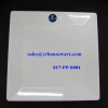 Porceline จานสี่เหลี่ยม 10.5 นิ้ว 017-PP-8004,10.5 inch square plate