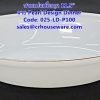ชามเปลเนื้อมุก ขนาด 11.5 นิ้ว -ลาย Pearl Design Dinner รหัสสินค้า 025-LD-P100