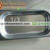 อ่างอาหารสแตนเลส 1/3 ลึก 15 ซม. Gastronorm Pan 040-GN-1306
