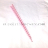 ตะเกียบพลาสติก ABS สีชมพู Pink ABS plastic chopsticks. 006-PE-01-P
