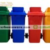 ถังขยะ 120 ลิตรมีล้อ มีช่องทิ้ง 001-M 120D Garbage pail wheel 120 Liter. 001-M 120D,ถังขยะโรงพยาบาลเครดิตส่วนราชการ