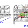 ชั้นตะแกรงสเตนเลสเรียบ 2 ชั้น (Stainless Wire Rack 2 tiers) รหัสสินค้า 075-JK-544