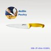 มีดเชฟ ขนาด 8 นิ้ว ด้ามจับ สีเหลือง Chef Knives Code : 008-JP-KNA-0108YL