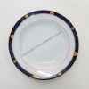 DEEP PLATE Code : RPP0925 ,RPP0804,จานลึกพอร์ซิเลนลายPrecious Blue,จานพอร์ซิเลนลายน้ำเงินขอบทองรับแขกVIP
