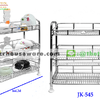 ชั้นตะแกรงสเตนเลสเรียบ 3 ชั้น (Stainless Wire Rack 3 tiers) รหัสสินค้า 075-JK-545