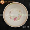 ชามกลมเมลามีน 7.5 นิ้ว ลายโรเซ่