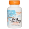 Doctor's Best,Best Astaxanthin,12 mg 60 Softgelsสารต้านอนุมูลอิสระที่มีประสิทธิภาพสูงที่สุด ลดริ้วรอยก่อนวัยและปกป้องผิวจากการทำลายของแสงแดด ช่วยบำรุงสายตา