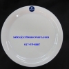 Porceline จานกลมทรงตื้น 10.5 นิ้ว 017-PP-8007,Shallow round plate 10.5 inches
