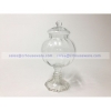 โหลแก้วพร้อมฝา แฮนด์เมด เนื้อใส ความสูง 28 ซม. JJG-Jar-C8-27