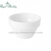 BUTTER RAMEQUIN Code : P 0270,ถ้วยใส่เนยถั่วเซรามิกขาว