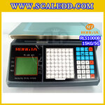RLS1000B 15kg เครื่องชั่งคำนวณราคาดิจิตอลและพิมพ์สติ๊กเกอร์บาร์โค้ดรุ่น RLS1000B 15kg เครื่องชั่งดิจิตอล15kg เครื่องชั่งคำนวณราคา Pricing Label Scale เครื่องชั่ง15kg ความละเอียด 5g Rongta รุ่น RLS1000(ไม่มีคอเสา) (ผ่านตรวจรับรองจากสำนักกองชั่งตวงวัด)