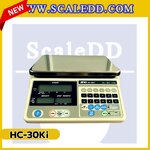 เครื่องชั่งนับจำนวณชิ้นงานดิจิตอล รุ่น HC-30Ki ยี่ห้อ AND น้ำหนักสูงสุด 30 กิโลกรัม ความละเอียด 5 กรัม (ผ่านตรวจรับรองจากสำนักกองชั่งตวงวัด)
