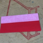 กระดาษเทียบเชิญ สีแดง