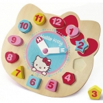 นาฬิกาไม้ Hello Kitty Shape Sorter Clock