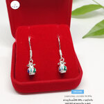 ต่างหูเงินแท้ 99% งานสุโขทัย งานทำมือ ถุงเงิน ลงยา ความหมายดี "ถุงเงิน" งานจริงเล็กๆ น่ารักๆ ค่ะ