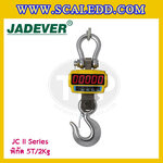 เครื่องชั่งแขวน5000kg เครื่องชั่งแขวนดิจิตอล5000kg เครื่องชั่งแขวน ตาชั่งแขวน5000kg พิกัดน้ำหนัก 5000kg ความละเอียด 2kg ยี่ห้อ JADEVER รุ่น JC II (เครื่องชั่งผ่านตรวจรับรองจากสำนักชั่งตวงวัด)