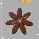 กลีบบัวบาน สีน้ำตาลเข้ม
