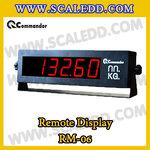 จอที่ 2 หน้าจอที่ 2 Remote Display ยี่ห้อ Commandor รุ่น RM-06 สำหรับเชื่อมต่อเครื่องชั่งดิจิตอลที่รองรับการเชื่อมต่อ RS232