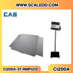 เครื่องชั่ง1000kg เครื่องชั่งน้ำหนักดิจิตอล3ตัน ตาชั่ง3ตัน เครื่องชั่งแบบตั้งพื้น3000Kg พิกัด1000kg ความละเอียด 500g ขนาดแท่น 120*120cm. ยี่ห้อ CAS รุ่น CI200A (เครื่องชั่งผ่านตรวจรับรองจากสำนักชั่งตวงวัดกรณีใช้ชั่งซื้อขาย)