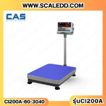 เครื่องชั่งน้ำหนักดิจิตอล พิกัด60kg ความละเอียด5g ยี่ห้อCAS รุ่นCI200A ขนาดแท่นชั่งน้ำหนัก 30x40cm. (เครื่องชั่งผ่านตรวจรับรองจากสำนักชั่งตวงวัดกรณีใช้ชั่งซื้อขาย)