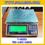 เครื่องชั่งน้ำหนักดิจิตอล30กิโลกรัม ความละเอียด1g ยี่ห้อ TBOSS รุ่น TBS-CW (เครื่องชั่งผ่านตรวจรับรองจากสำนักชั่งตวงวัด)