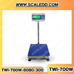 เครื่องชั่งน้ำหนัก300กิโลกรัม เครื่องชั่งน้ำหนัก300kg เครื่องชั่งดิจิตอล300kg เครื่องชั่งตั้งพื้น ตาชั่ง300kg ความละเอียด 20g ขนาดแท่นชั่ง80*80cm ยี่ห้อ TBOSS รุ่น TWI-700W (เครื่องชั่งผ่านตรวจรับรองจากสำนักชั่งตวงวัด)